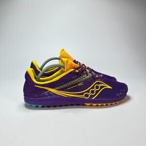 Saucony Kilkenny XC 9 S19081-70 Purple Yellow Track Running Shoes Womens Size 9